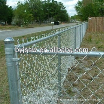 Electro Galvanized Chain Link Fence para Home Garden